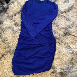 Mini blue dress